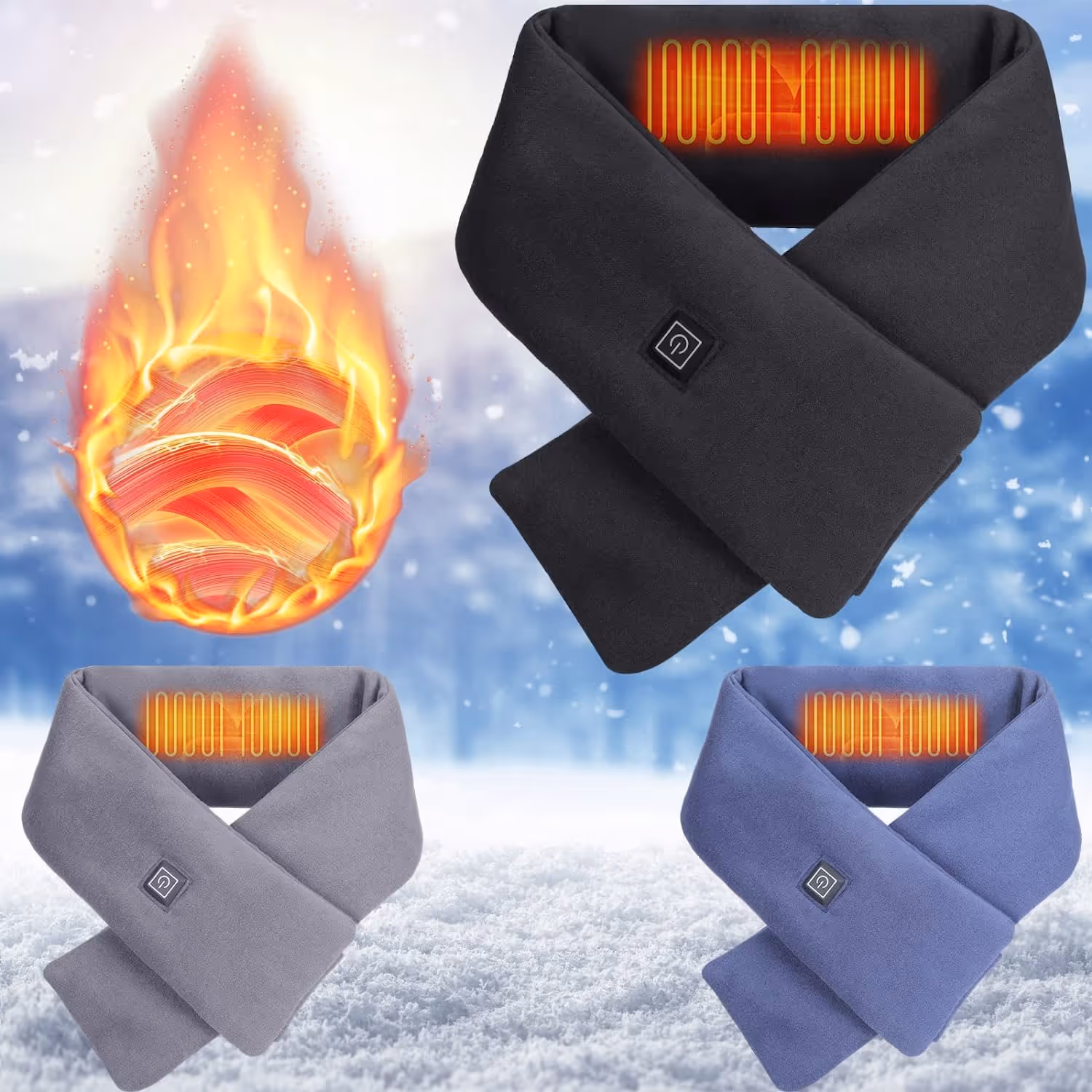 Intelligent Electric Heating Scarf - cozy warmth for winter